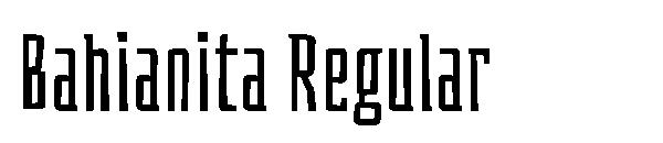 Bahianita Regular字体