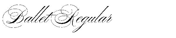 Ballet Regular字体