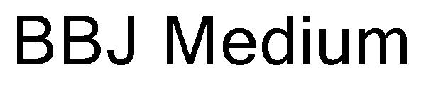 BBJ Medium字体