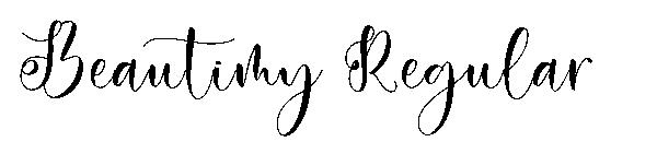 Beautimy Regular字体