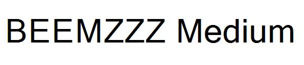 BEEMZZZ Medium字体