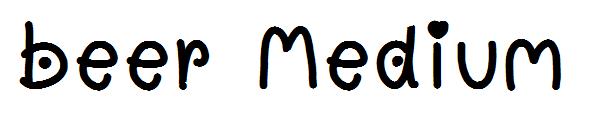 beer Medium字体