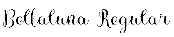 Bellaluna Regular字体