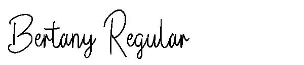 Bertany Regular字体