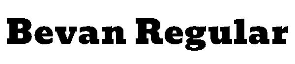 Bevan Regular字体