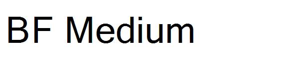 BF Medium字体