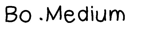 Bo Medium字体