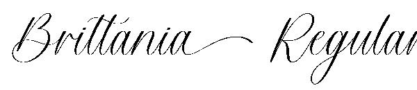 Brittania Regular字体