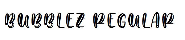 Bubblez Regular字体