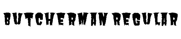 Butcherman Regular字体
