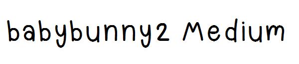 babybunny2 Medium字体