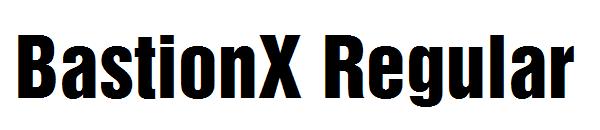 BastionX Regular字体
