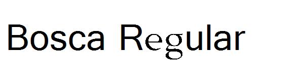 Bosca Regular字体