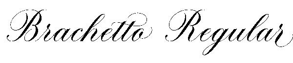 Brachetto Regular字体