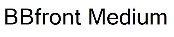 BBfront Medium字体