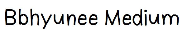Bbhyunee Medium字体