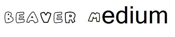 BEAVER Medium字体