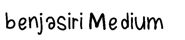 benjasiri Medium字体