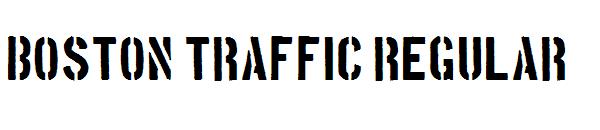 Boston Traffic Regular字体