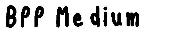 BPP Medium字体