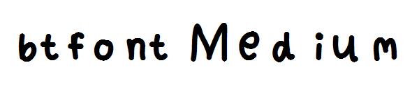 btfont Medium字体