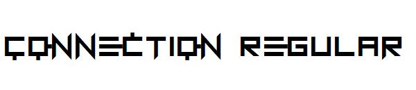 Connection Regular字体
