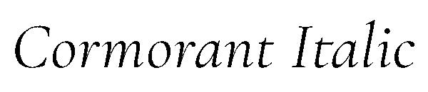 Cormorant Italic字体
