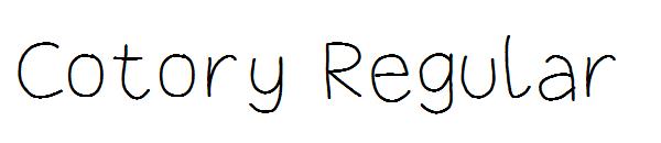 Cotory Regular字体