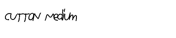 CUTTON Medium字体