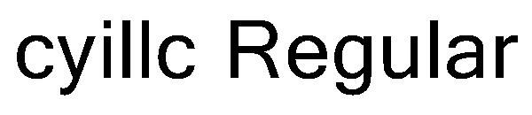 cyillc Regular字体