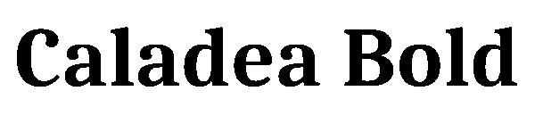 Caladea Bold字体