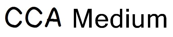 CCA Medium字体