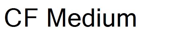 CF Medium字体