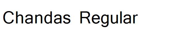 Chandas Regular字体