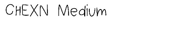 CHEXN Medium字体