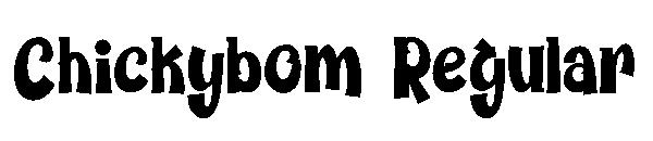 Chickybom Regular字体