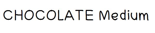 CHOCOLATE Medium字体