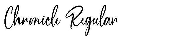 Chronicle Regular字体
