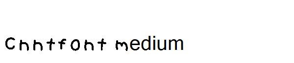 CNNTFONT Medium字体