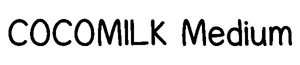 COCOMILK Medium字体
