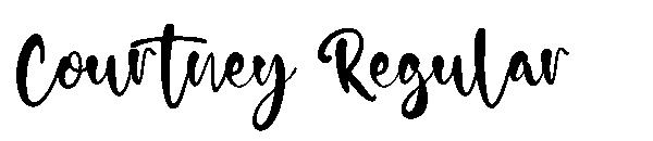 Courtney Regular字体
