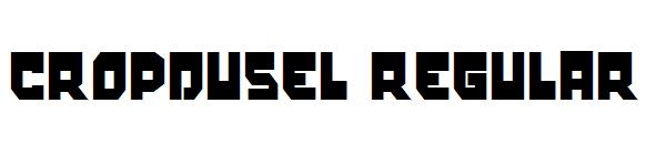 cropdusel Regular字体