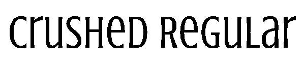 Crushed Regular字体
