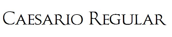 Caesario Regular字体