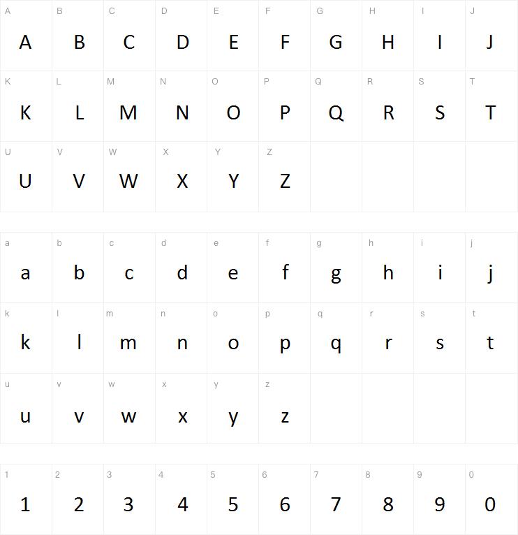 Calibri Regular字体