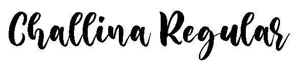 Challina Regular字体