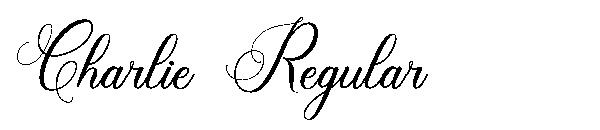 Charlie Regular字体
