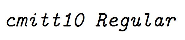 cmitt10 Regular字体