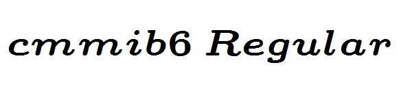 cmmib6 Regular字体