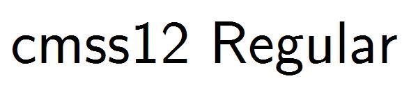 cmss12 Regular字体